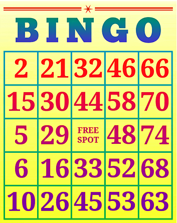 賓果/Bingo範例