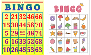 賓果遊戲卡 (Bingo)