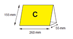 三角立牌版型C
